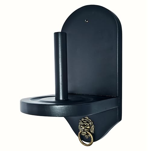 Beer City Billiards Wall Mount Cone Chalk Holder (Matte Black) – Modern Design with Mounting Hardware – Fits Silver Cup or Master Tweeten Cone Talc
