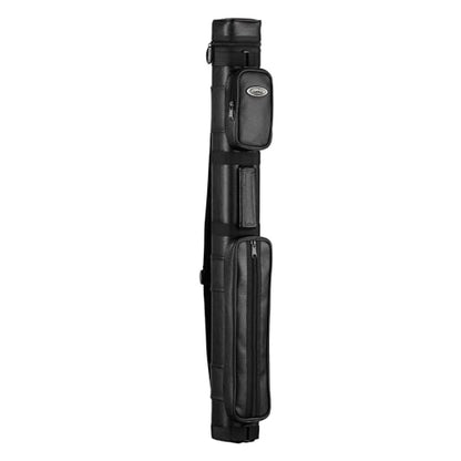 Casemaster by GLD Products Q-Vault Classic Billiard/Pool Cue Hard Case, Holds 2 Complete 2-Piece Cues (2 Butt/2 Shaft), Black