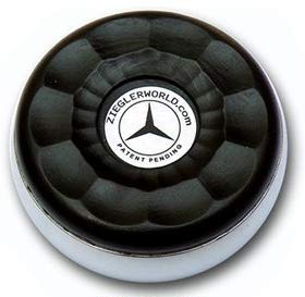 Zieglerworld Premium Table Shuffleboard Puck Weights Large Size 2 5/16 Available in 21 Colors + Booklet - 4 Pack - color: Black