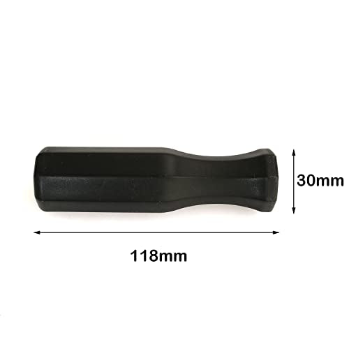 heyous 4pcs Table Football Handle 118x31mm Table Soccer Part Replacement Handle Foosball Handle Grip with Non Slip Octagon Design