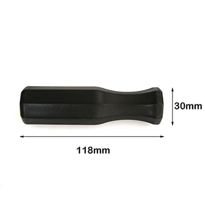 heyous 4pcs Table Football Handle 118x31mm Table Soccer Part Replacement Handle Foosball Handle Grip with Non Slip Octagon Design