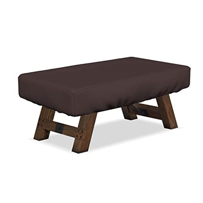 Covers & All Air Hockey Table Covers, Made of 12 Oz Waterproof & UV-Resistant Cover Max Fabric, Suitable for Indoors/Outdoors (88" W x 44" D x 15" H, Coffee) - color: Coffee