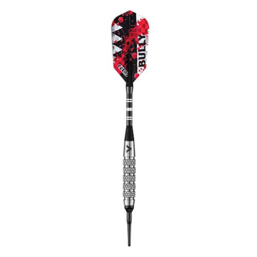 Viper Bully 80% Tungsten Soft Tip Dart Set with Case, 18 Grams - style: Coarse Knurling