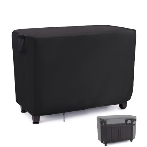 Patio Prep Table Cover for 52 Inch Keter Unity XL Portable Outdoor Table, Waterproof Outdoor Bar Table Covers, Outdoor Grill Cart Pizza Oven Table Cover - 52 x 22 x 33 Inch - size: 52" x 22" x 33"
