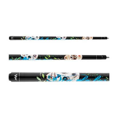 Viper by GLD Products Underground 58" Pool Cue - color: Dia de los Muertos, size: 20 Ounce