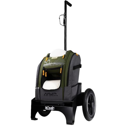MVP Disc Sports Rover Disc Golf Cart - Black