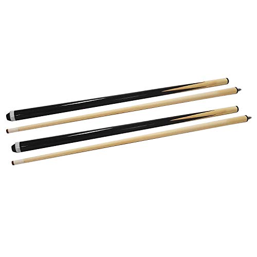 Pool Cues 2-Piece 58 Inch House Bar Billiard Cue Sticks 19oz - 21oz 13mm Glue-on Tips Hardwood Wooden Cues Set of 2 / Set of 4 / Set of 6 - style: 58", 2 Pack