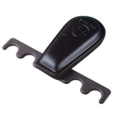 CROWN ME Weighted 4-Cue Leather pool cue holder - color: black