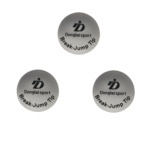 3pcs Packed14mm Billiard Break Cue Tip/Jump Cue Tip,Polymer Material for Durable use, Professional Billiard Accessories for Player