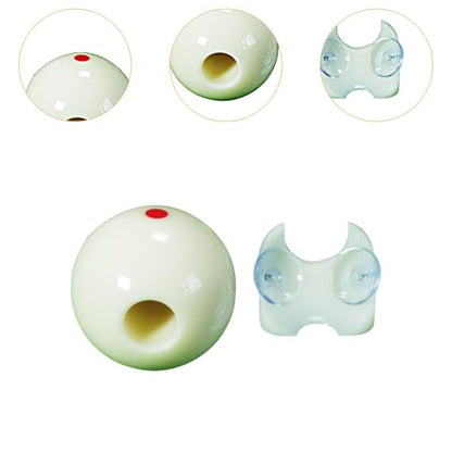 Cue Billiard Practice Ball with Hole for Practice and Aiming - size: Large for Eight Ball