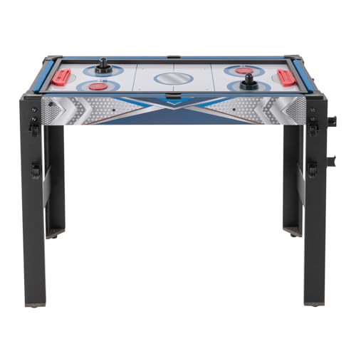 5-in-1 Multi Game Table for Family, Combo Game Table with Pool, Hockey, Ping Pong, Basketball, Adjustable Legs, Compact Size for Home, Game Room, Outdoor, Ideal Gift for Kids and Adults