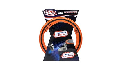 Wahu WingBlade Aerodynamic Flying Disc Throw and Catch Toy, 10" Outdoor Soft Rubber Frisbee Disc, Flies up to 750', Red - color: Red