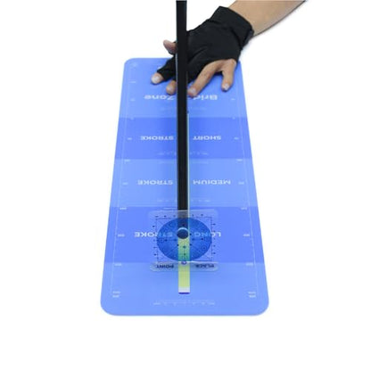 Billiard Practice Straight Shots & Bridge Length Control | Cue Accuracy Aid for Short, Medium, and Long Stroke Training