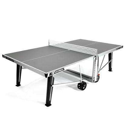 Cornilleau - Pro 540M Outdoor Ping Pong/Table Tennis Table - Mobile and Durable - 7mm Laminated Tabletops - inviolable Net - Weather-Resistant - Steel Frame - Foldable and Easy to Move
