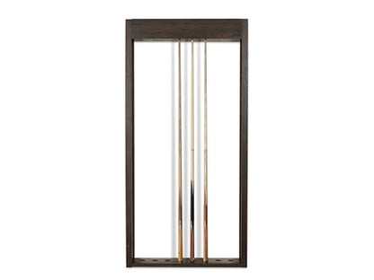 Empire USA Nixon Billiards - Bryant Wall Rack for Bryant, KAI Table - (Waxed Brown) - color: Waxed Brown