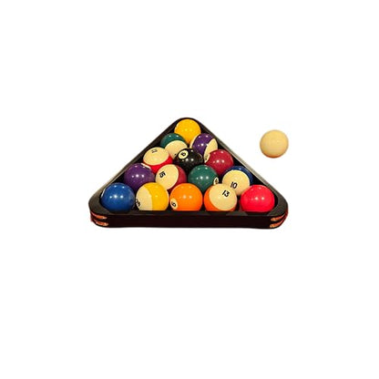 TEC Solid Wood Billiard 8-Ball Triangle / 9-Ball Diamond Pool Ball Racks for 2-1/4" Pool Balls