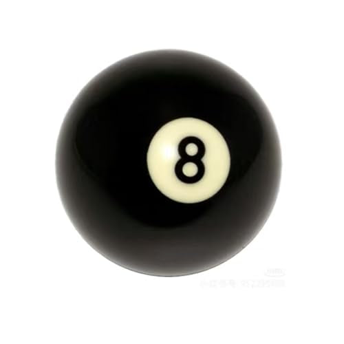 Replacement Billiards Ball, 2-1/4" Regulation Size, Object Balls with Cue Ball & Billiard #8 Ball, Standard Billiards Ball Accessories - color: 8