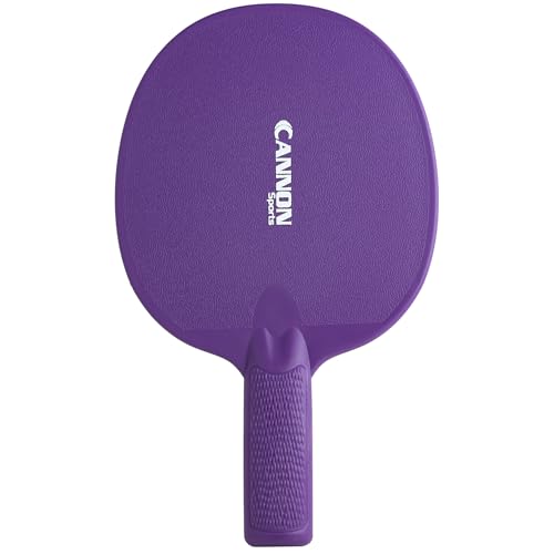 Cannon Sports Unbreakable Table Tennis Paddles - Waterproof & Weather Resistant Table Tennis Rackets for Indoor & Outdoor Use – Textured Easy Grip Handle – Multiple Color Options - color: Purple