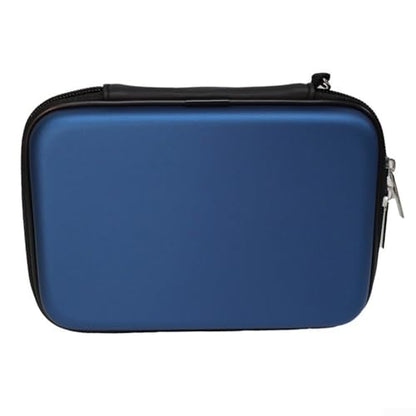 EVA Darts Case for Steel Tip and Soft Tip Darts, Hard Shell Carrying Storage Bag with Mesh Pockets for 6 Darts, Shafts, Flights and Accessories, Blue