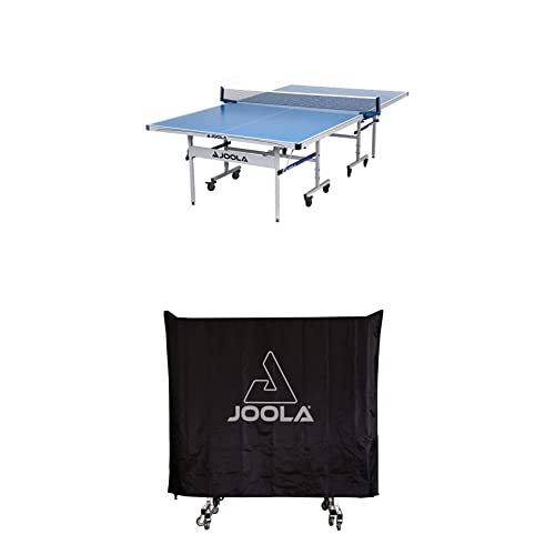 JOOLA NOVA DX Indoor/Outdoor Table Tennis Table + JOOLA Dual Function Indoor/Outdoor Waterproof Table Cover