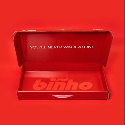 Binho Board Classic Board Game Liverpool Football Club Edition - 2-Player Fast-Paced Finger Flicker Pinball Family Board Game - Portable Tabletop Sports Game Set for Any Occasion