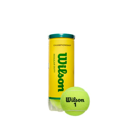 WILSON Championship Tennis Balls - size: Single Can (3 Balls), style: Regular Duty