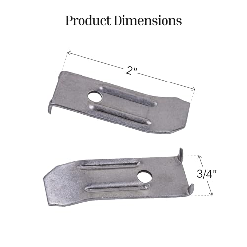Steel Table Leaf Leveler with Screws | Pack of 12 | Table Leaf Hardware | TT5-S