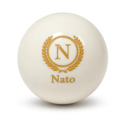 Custom Personalized Pool Ball Laser Engraved Billiard Ball Gift 2.25 Inch Standard Size Polyester Resin Desk Display Optional Ball Stand Add-On White - color: White / Gold Lettering