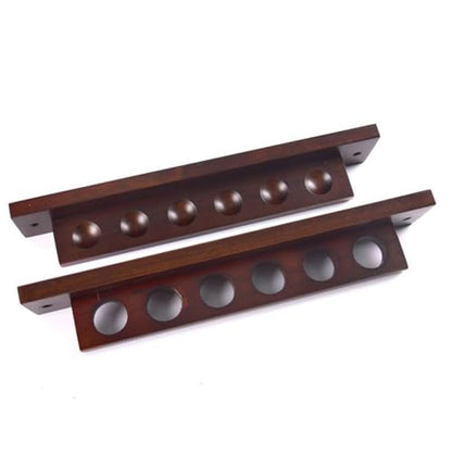 6 Pool Cue Wall Rack for 6 Cues Rod Organizer Pool