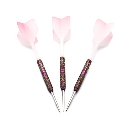 CUESOUL Cocktail/COLA Beer/Draft Beer with Oil Paint Finished-21g/22g/23g Steel Tip 90% Tungsten Dart Set - color: Pink Lady Cocktail-21g