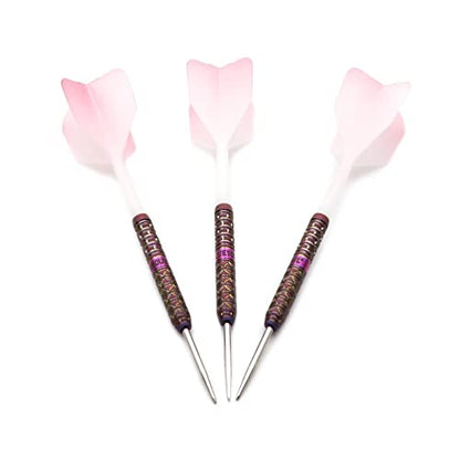 CUESOUL Cocktail/COLA Beer/Draft Beer with Oil Paint Finished-21g/22g/23g Steel Tip 90% Tungsten Dart Set - color: Pink Lady Cocktail-21g