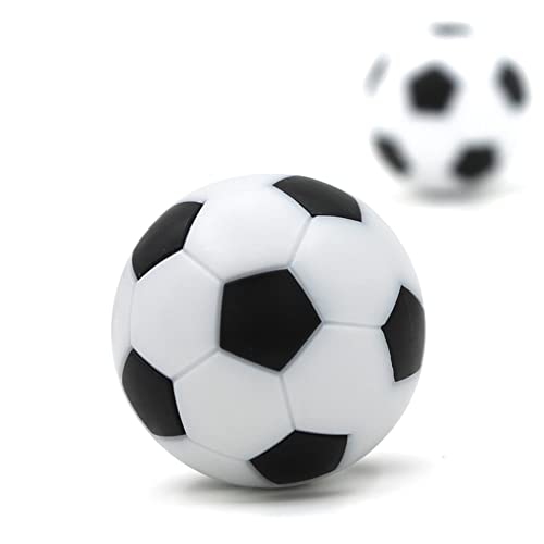 BQSPT 36mm Foosball Balls Foose Balls Table Soccer Game Replacement Foosballs 16pcs,Mini Black and White Soccer Official 36mm Table Footballs Accessory (16 Pack)
