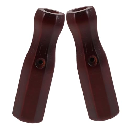 Zerodeko 2pcs Wooden Foosball Table Handles Octagonal Nonslip Grip Replacement for Table Soccer Bars Control Enhancer for Parts Family Game Accessory