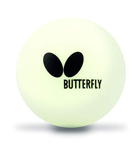 Butterfly 40mm Easy Ball (6PK),White,6 Pack