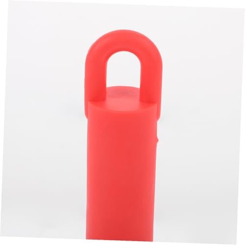 PRETYZOOM 10pcs Pool Cue Hangers 11cm Red Billiard Accessories Wall-mounted Cue Stick Holders Universal Pool Table Rack for Game Room Storage