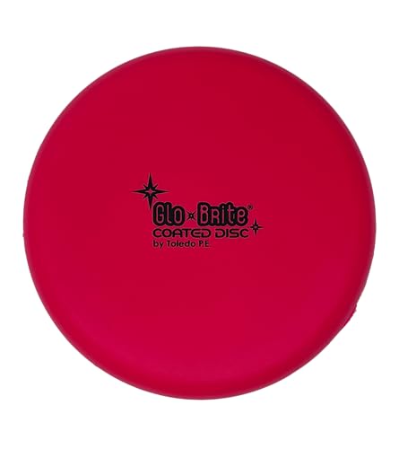 Glo-Bright Coated Foam Frisbee Flying Discs for Ages 12 Through Adult (Set of 6)