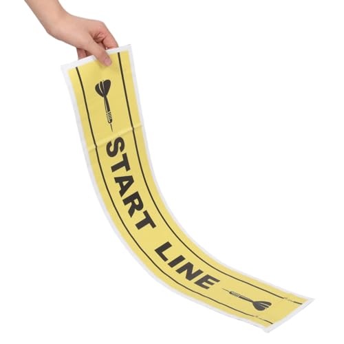 2pcs Dart Toe Line Floor Marker Sticker, Dart Throw Line Sticker, Waterproof PVC Decal for Game Room Home Bar Dartboard Accessories