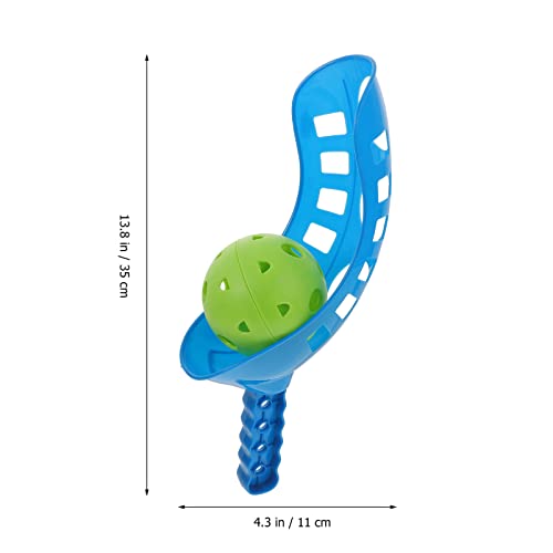 4sets with Throw of Adults Skills and Interactive, Plaything Launcher Ball Pop Toss Scoop Balls Summer Indoor Lacrosse Lawn, Catching Cup Baskets