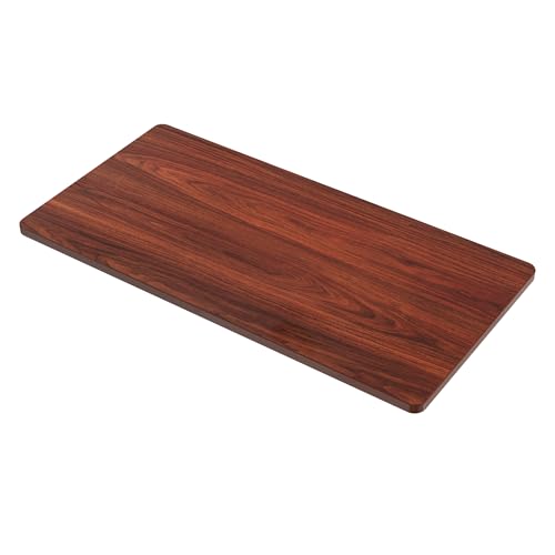 SANODESK Universal Tabletop 48"x24"x1" Thickness One-Piece Table Top Rectangular Particle Board for Standing Desk and Home Office Countertop DIY,Mahogany Desk Top - color: Mahogany, size: 48*24*1 Inch