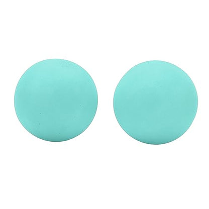 Drfeify EVA Foam Balls, 10pcs 65mm Soft Practice Balls with High Hit and Abrasion Resistance for Indoor Outdoor Training, Kids and Pets Play - color: Lake Blue
