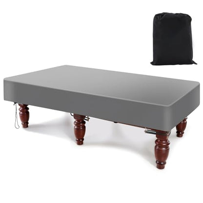 K-Musculo Pool Table Cover, 420D Billiard Table Cover, Waterproof and Tearproof,6.5/7/7.5/8/8.5/9 FT