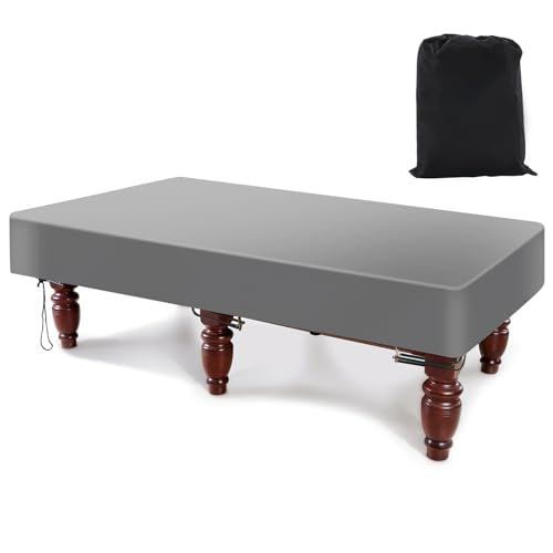 K-Musculo Pool Table Cover, 420D Billiard Table Cover, Waterproof and Tearproof,6.5/7/7.5/8/8.5/9 FT