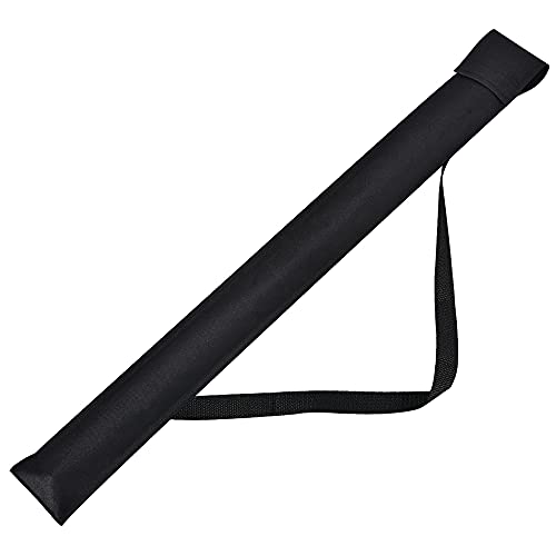 Black Billiard Cue Stick Carrying Case - 32 Inches Long Pool Cue Stick Storage Bag