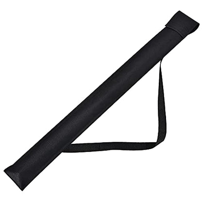 Black Billiard Cue Stick Carrying Case - 32 Inches Long Pool Cue Stick Storage Bag
