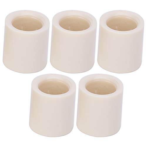 VGEBY 40pcs Billiard Cue Ferrules, White Fiber Pool Cue Stick Ferrules Set Rod Repairing Tool Tubes Billiard Accessories - color: As Picture Shown
