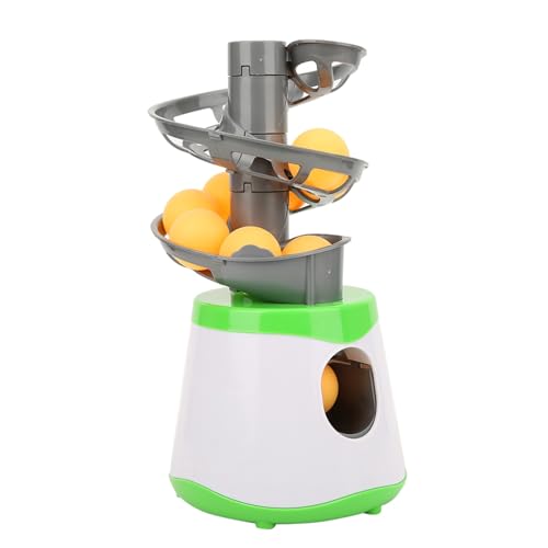 Table Tennis Serve Machine Set, Automatic Launcher Training Machine Automatic Launcher Robot with 10 Balls Portable Table Tennis Trainer for Sports Training