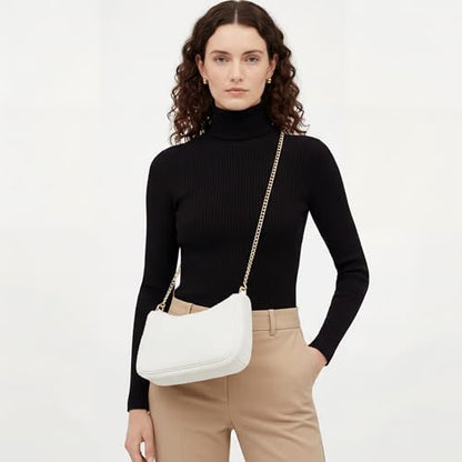 VODIU Clutch Tote Handbags with 2 Removable Straps and Zipper Closure Crossbody Bags Shoulder Purse Handbag for Women - color: Yg-beige
