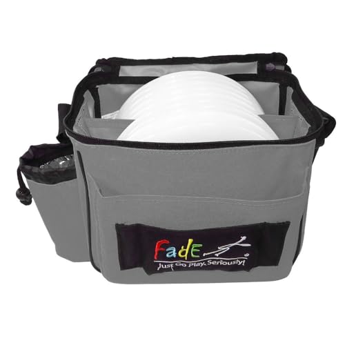 Gotta Go Gotta Throw Fade Lite & Fade Crunch Disc Golf Starter Bags – Lightweight, Durable, & Spacious – Perfect for Beginners, Casual Players, and Glow Rounds - color: Lite | Gray