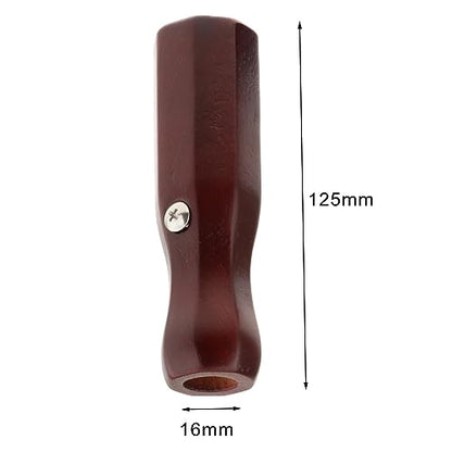 Wooden Foosball Handle Grips, 8 Pack 16mm Hole Replacement Handles for Soccer Table Rods, Table Game End Caps