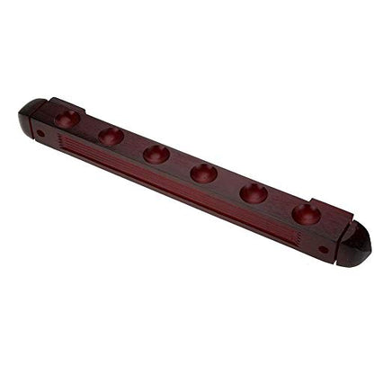 Keenso Billiard Pool Cue Rack, Wooden Wall Mounted Rack Stick Holder Billiard Pool Cue Wall Rack